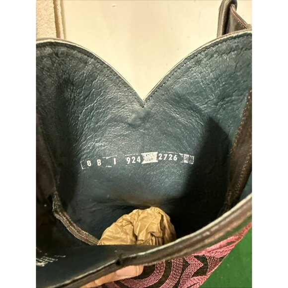 Ferrini Italia Leather Western Boots, New In Box, Never Worn, Size 8 - Picture 8 of 16